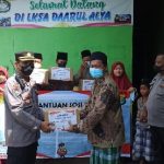 Bakti Sosial Polresta Bandar Lampung Bagikan Sembako untuk Panti Asuhan LKSA Darul Alya