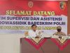 Polresta Bandar Lampung Terima Kunjungan Tim Supervisi Dumas Biro Wassidik Bareskrim Polri