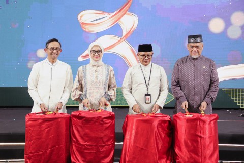 Wagub-Lampung-Resmikan-Gebyar-Ramadan-Keuangan-Syariah,-Dorong-Ekonomi-Inklusif