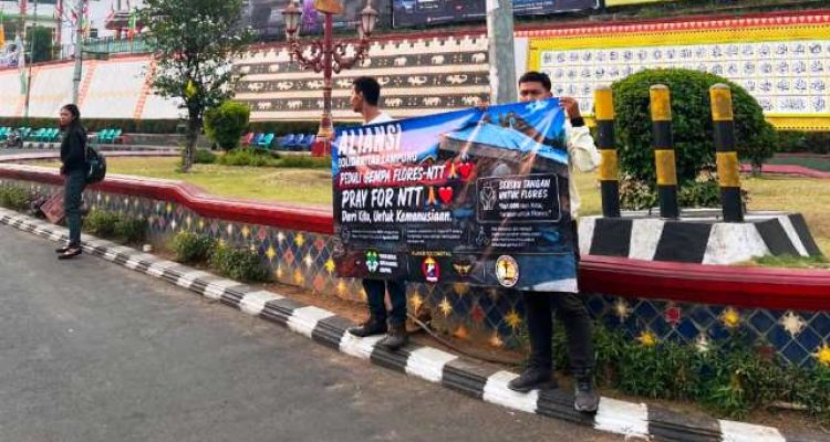 Relawan Bandar Lampung galang dana gempa Flores-NTT