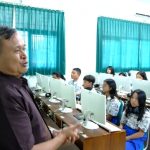 Siswa SMP Xaverius 4 Bandar Lampung mengikuti UKBI