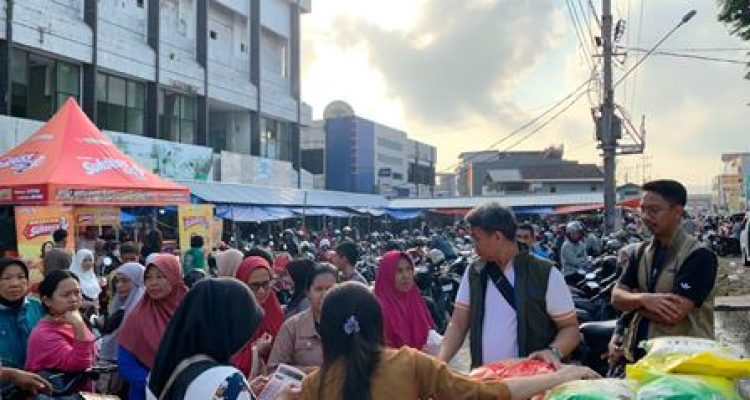 BULOG Lampung pantau harga beras Pasar Tugu