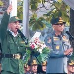 Gubernur Lampung Mirza membuka Kemah Bhakti Satya Linmas