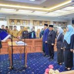 Jihan Nurlela melantik empat kepala OPD Pemerintah Provinsi Lampung