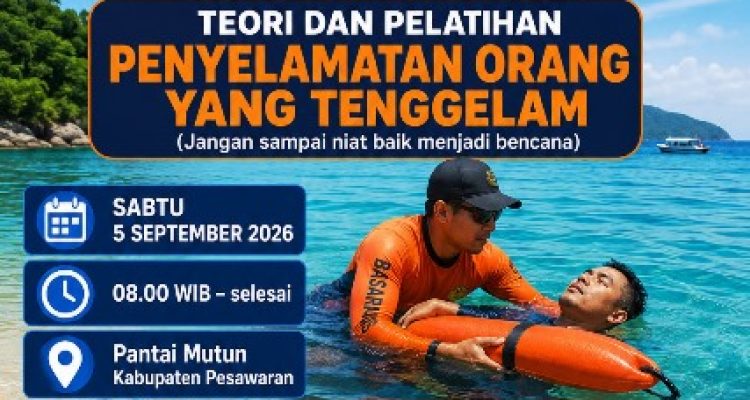 KPAPL dan Basarnas ajarkan teknik penyelamatan korban tenggelam