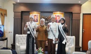 Tiga Putri Hijabfluencer Lampung 2026 bertemu Jihan Nurlela