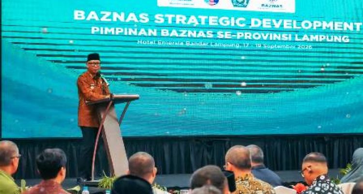 Gubernur Lampung dan BAZNAS bahNAS Lampung, zakat Lampung, penghimpunan zakat Lampung, UPZ Desa, zakas zakat