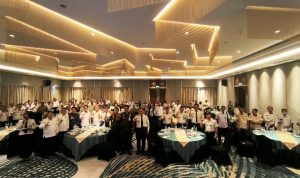 Peserta sosialisasi KELAYAN BINTER Bapas se-Lampung di Bandar Lampung