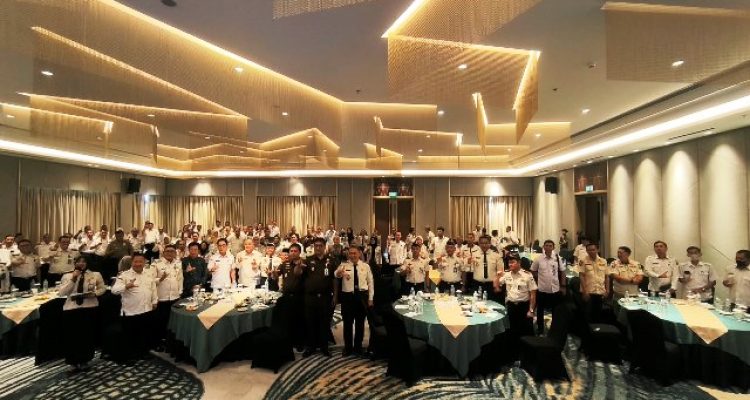 Peserta sosialisasi KELAYAN BINTER Bapas se-Lampung di Bandar Lampung