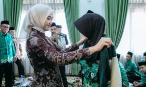 Jihan Nurlela melepas 46 penerima beasiswa Pergunu Lampung