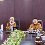 Jihan Nurlela memimpin rapat koordinasi percepatan penanggulangan TBC Lampung di Kabupaten Pesawaran.