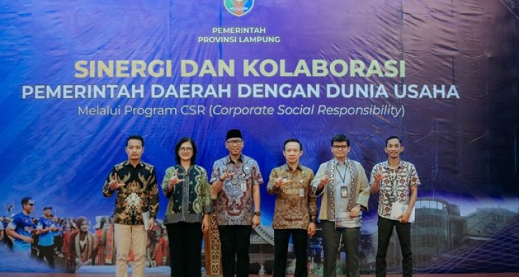Gubernur Lampung Rahmat Mirzani Djausal dalam penguatan Forum CSR Lampung