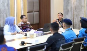 Audiensi Universitas Lampung dan SMA Kebangsaan membahas kerja sama pendidikan, pendampingan olimpiade, pelatihan guru, dan pengenalan program studi.