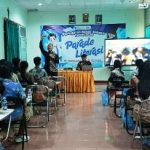 Parade Literasi Lampung bersama Balai Bahasa dan Duta Bahasa di SMA Xaverius Bandar Lampung.