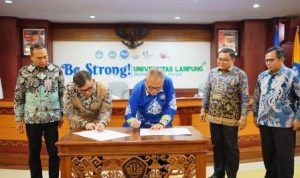 Unila dan BNI menandatangani kerja sama KTM Co-Branding 2026